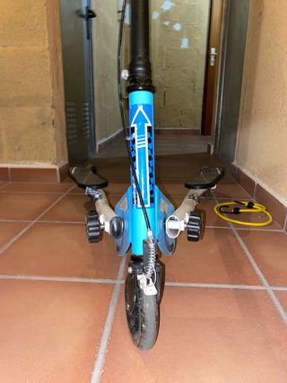 Patinete doble de 3 ruedas