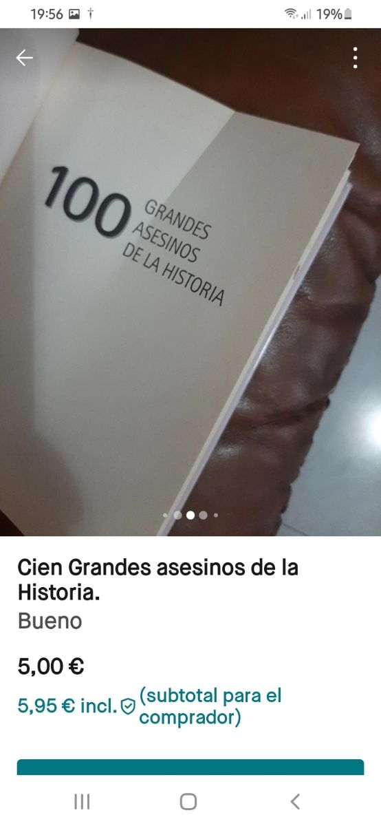 Libro Cien grandes asesinos de la historia
