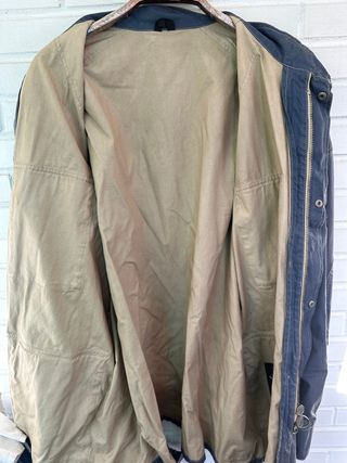 Chaquetón azul con cinturón BELSTAFF talla XL 