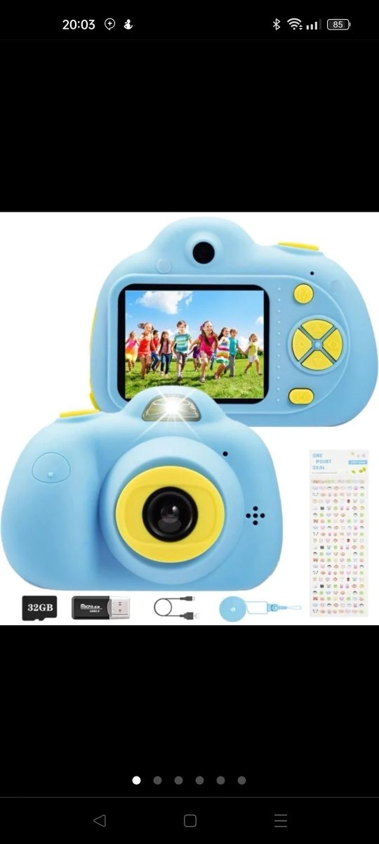 Cámara de fotos infantil nueva a estrenar