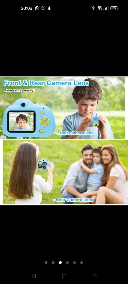 Cámara de fotos infantil nueva a estrenar