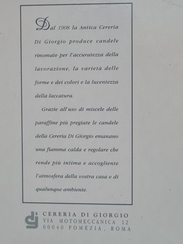 Candele torciglione blu