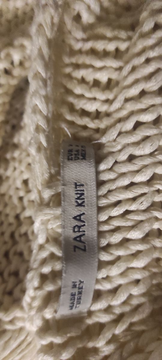 Chaleco de punto de zara