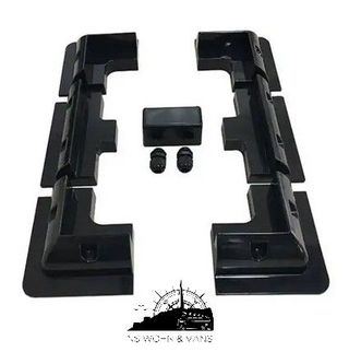 Estructura placa solar con pasacables estanco