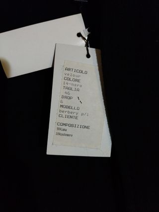 Cappotto uomo invernale veste la taglia 50 italian