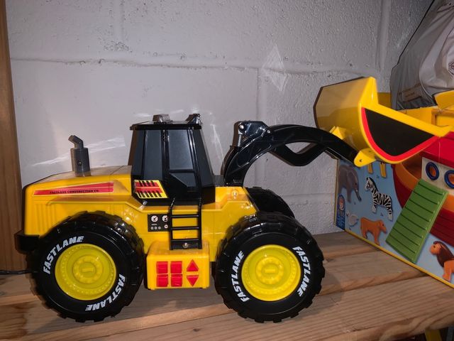 Excavadora luces y sonido