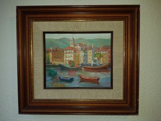 Cuadro al óleo. Pintor: Zaballa