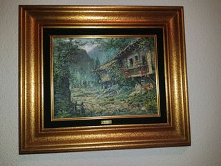 Cuadro al óleo. Pintor: Gutiérrez Sosa