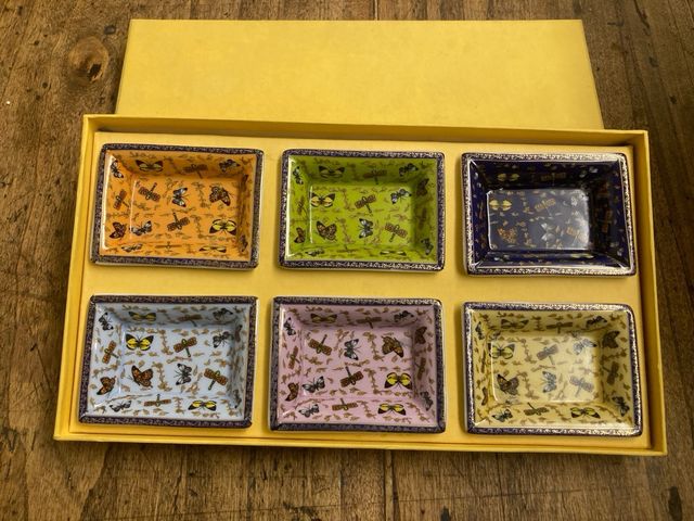 Set ciotole con decorazioni a farfalle da Macao