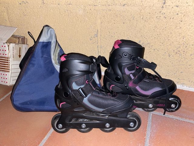 Patines nuevos rosas