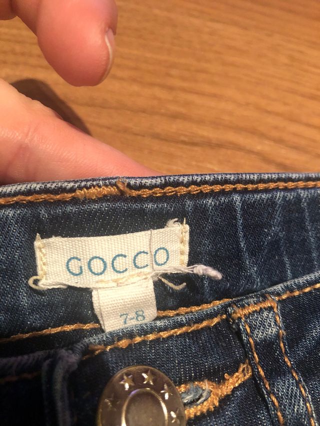 Vaqueros niña talla 7/8