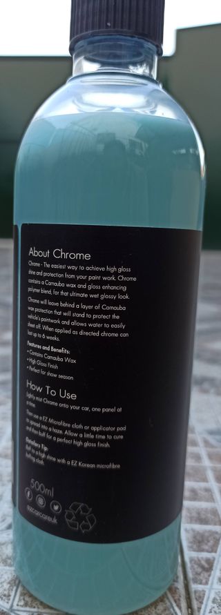 Cera de Alto Brilho em Spray - CHROME - EZ Car Car