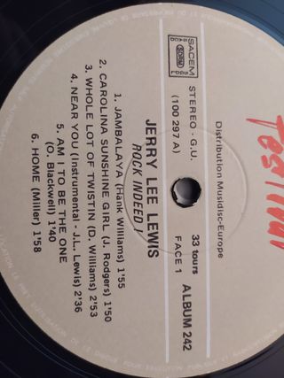 Vinilo Jerry Lee Lewis