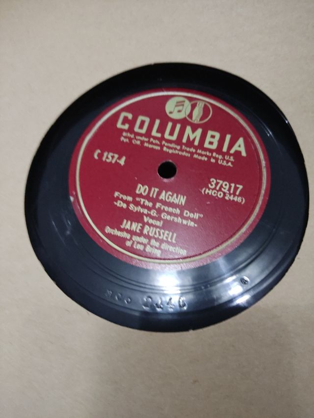 Album 3 discos de Pizarra Jane Russell