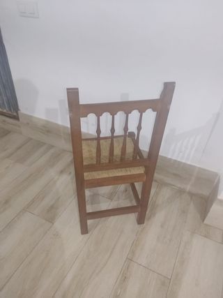 lote sillas de madera de Enea