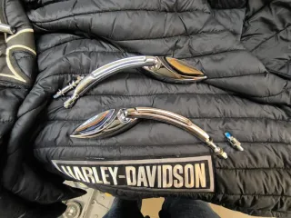 Retrovisores ovalados custom Harley Davidson