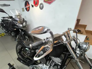 Retrovisores ovalados custom Harley Davidson