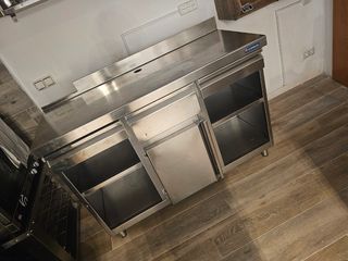 mueble cafetero acero inox