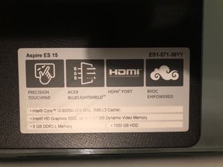 Portátil Acer Aspire ES 15