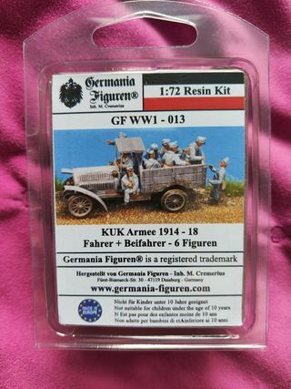 Figuras resina KUK Armee 1914-18 1/72