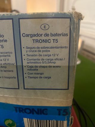 cargador de baterías tronic T5