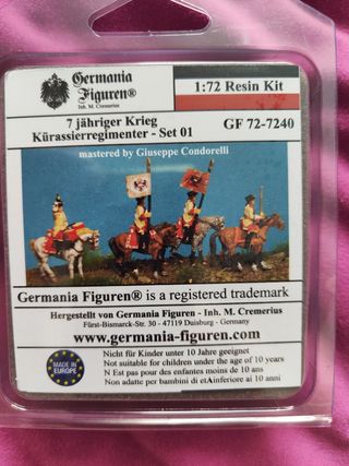 Figuras resina Kurassierregimenter