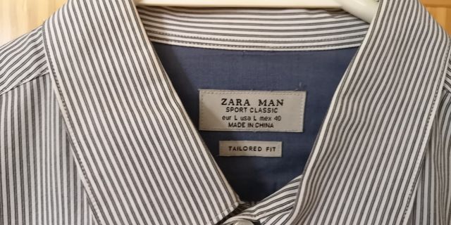 Camisa zara man sport classic T-L