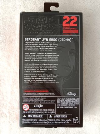 Star Wars Black Series Jyn Erso Sargento Jedha