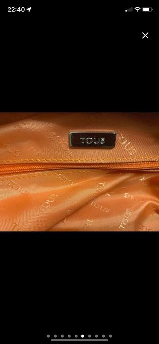 bolso de piel tous