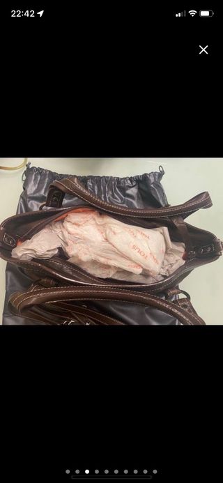 bolso de piel tous