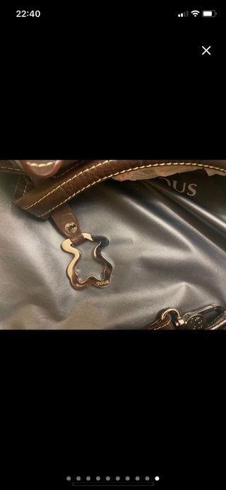 bolso de piel tous
