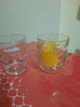 2 bicchieri Nutella natalizi nuovi
