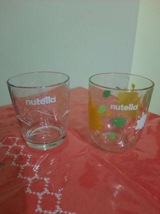 2 bicchieri Nutella natalizi nuovi