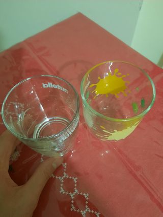 2 bicchieri Nutella natalizi nuovi