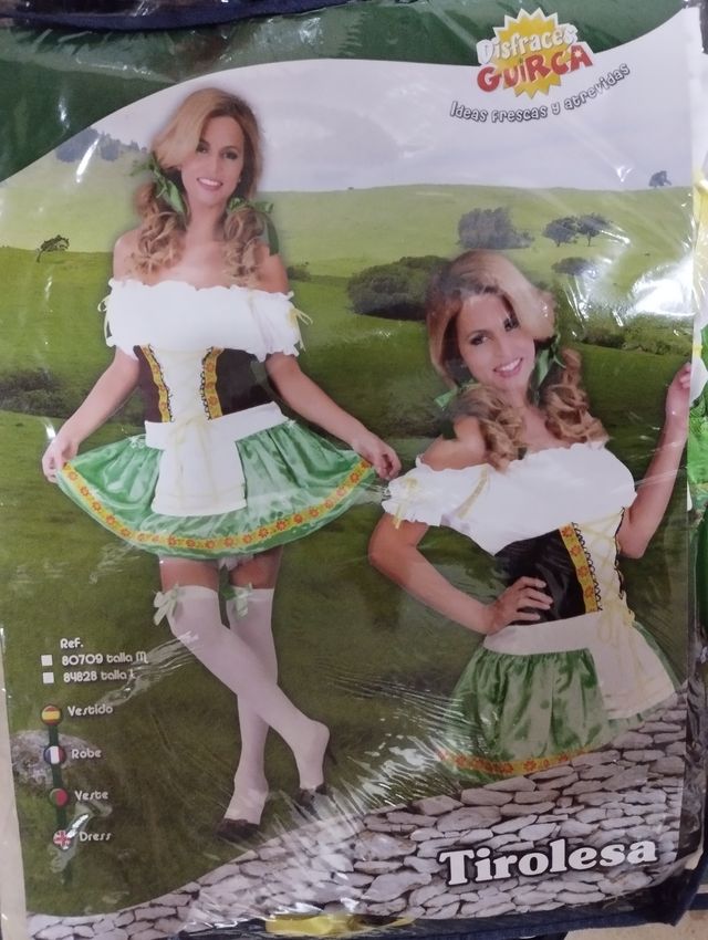 DISFRAZ NUEVO TIROLESA T.L