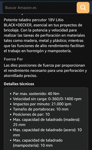 NUEVO!! TALADRO ATORNILLADOR INALÁM BLACK & DECKER