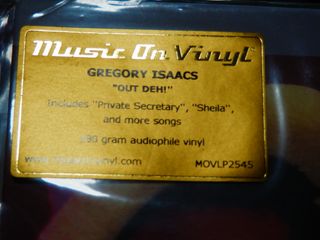 Gregory Isaacs LP HQ 180g Out Deh! Music On Vinyl