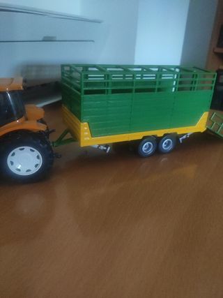 Remolque tractor miniatura escala