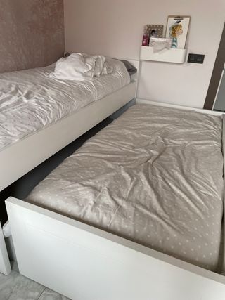 Cama nido madera maziza lacada