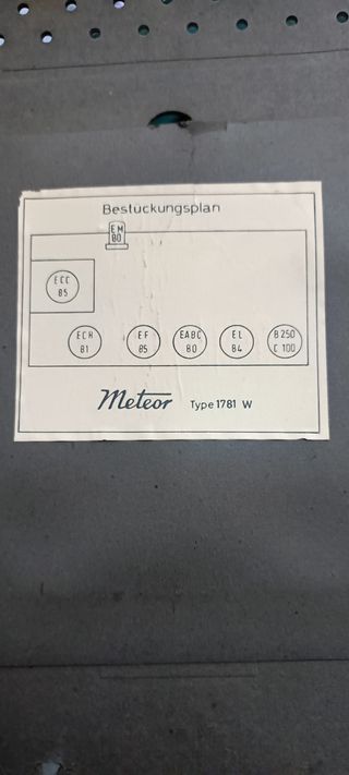 Radio Meteor Lowe Optan Alemana