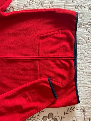 Sudadera polar roja de Ralph Lauren