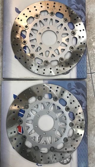 2 x discos de freno delanteros nuevos moto