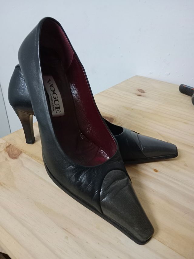 Zapatos Vogue 37 piel negro mujer