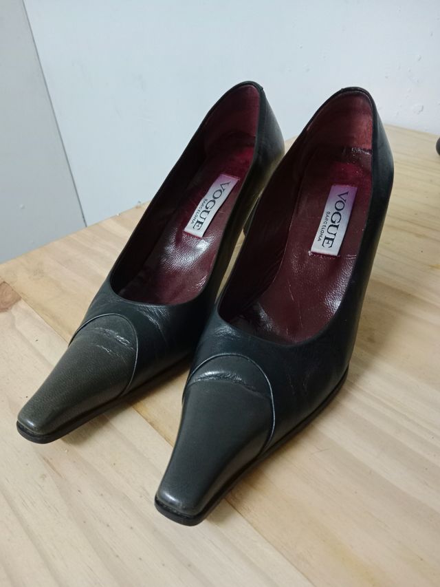 Zapatos Vogue 37 piel negro mujer