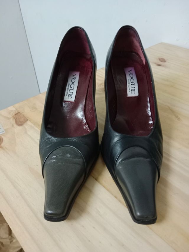 Zapatos Vogue 37 piel negro mujer