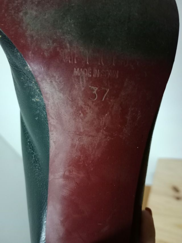 Zapatos Vogue 37 piel negro mujer