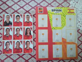 LOTE CROMOS FÚTBOL FEMENINO