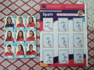 LOTE CROMOS FÚTBOL FEMENINO