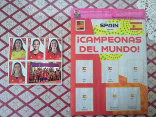 LOTE CROMOS FÚTBOL FEMENINO