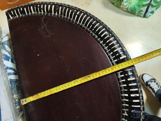 Mesa de forja entradita, salón